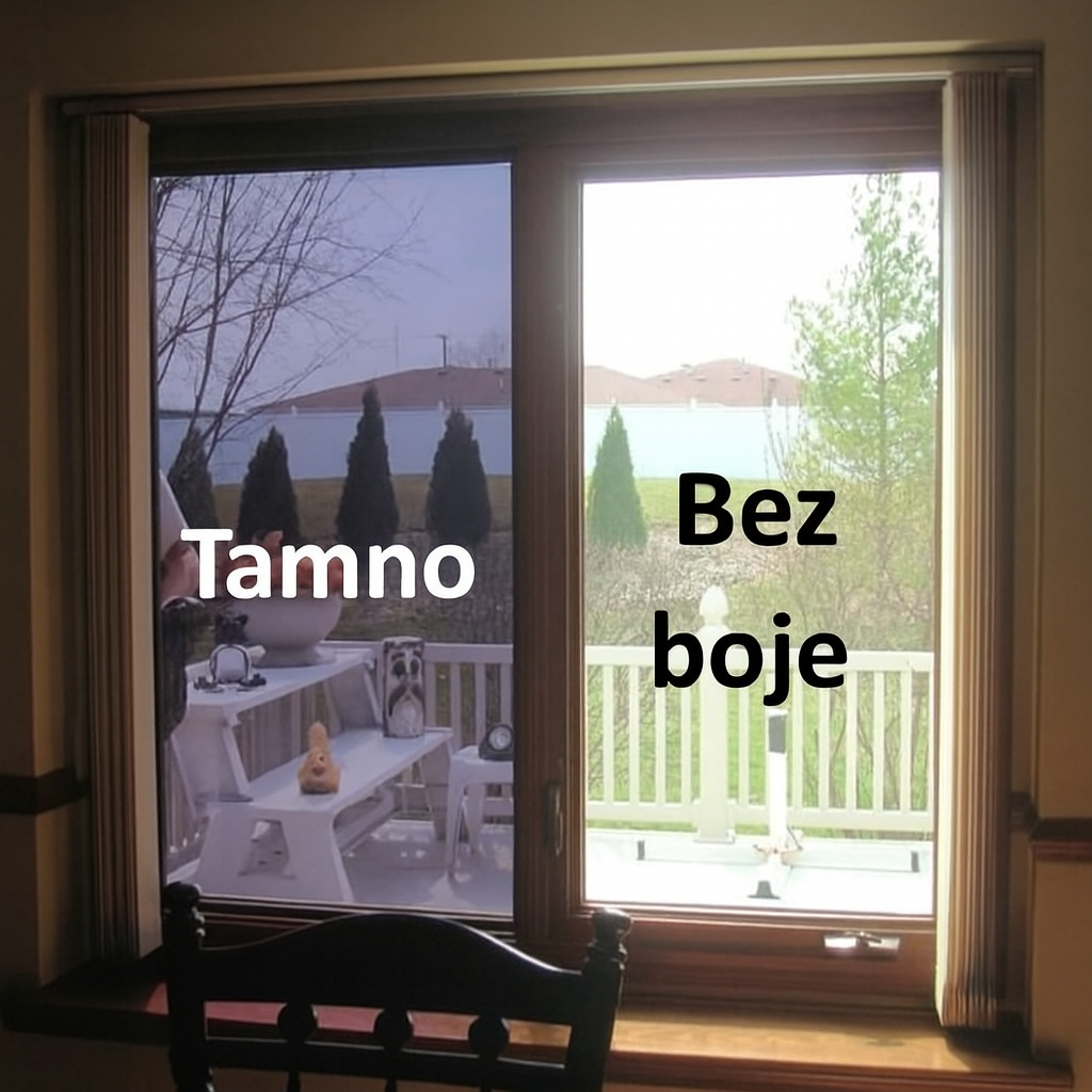 Folije za stakla na prozorima i vratima sa UV zaštitom