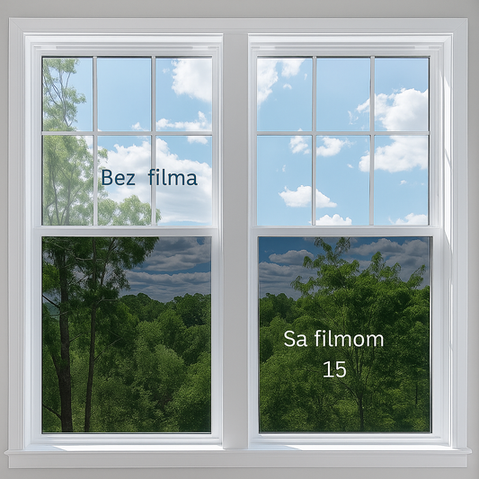 Folije za stakla na prozorima i vratima sa UV zaštitom