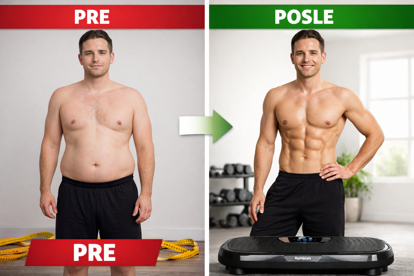 Rumblex Plus 4D Vibraciona Platforma za Trening