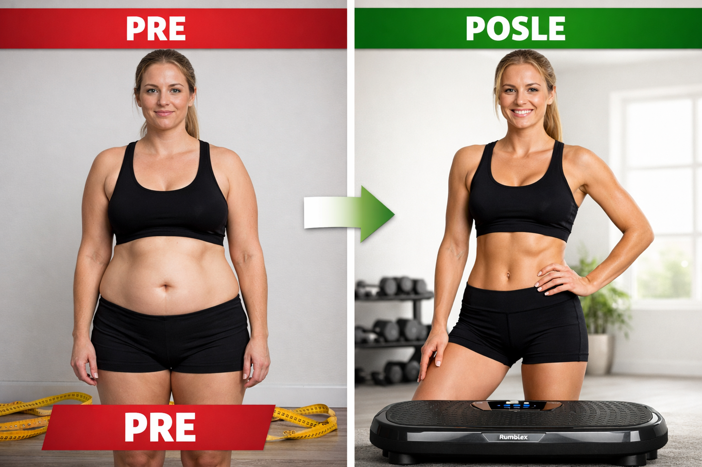 Rumblex Plus 4D Vibraciona Platforma za Trening