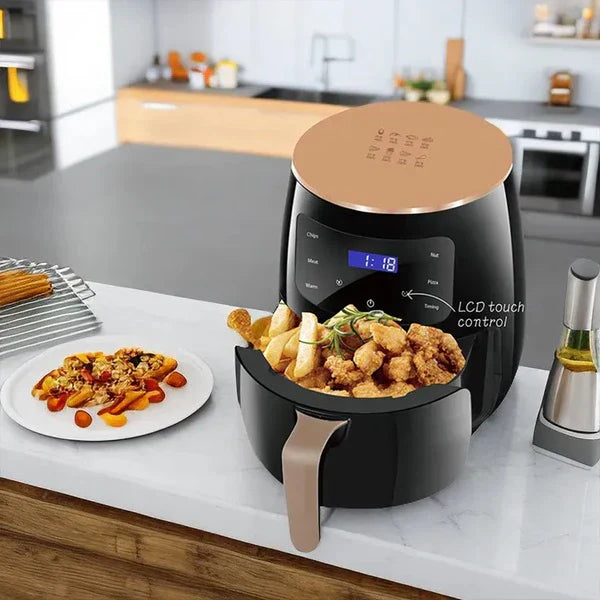 Friteza na vruć vazduh -  Air Fryer - Silver Crest 6L + 50 papira za pečenje