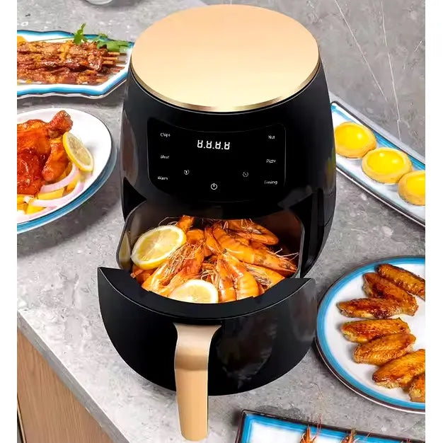 Friteza na vruć vazduh -  Air Fryer - Silver Crest 6L + 50 papira za pečenje