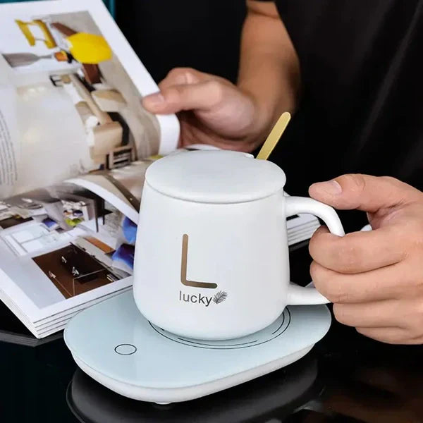 Keramička šolja sa grejačem - Šolja sa grejačem za kafu i čaj