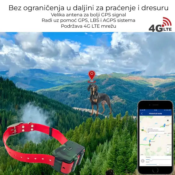 Lokator za lovačke pse - Tracker za pse IK122T 4G GPS