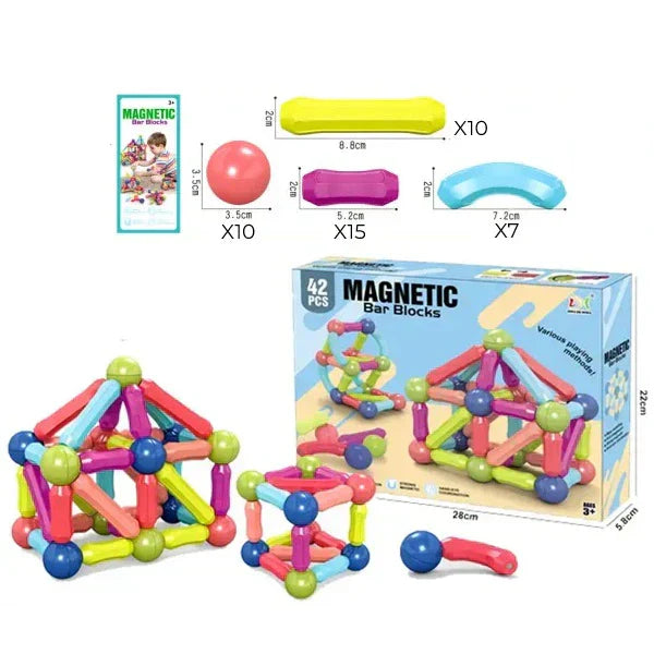 Magnetni set štapića i kugli