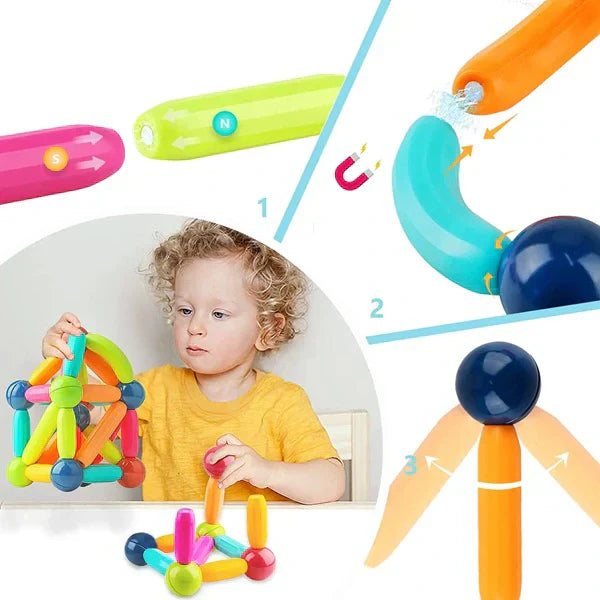 Magnetni set štapića i kugli