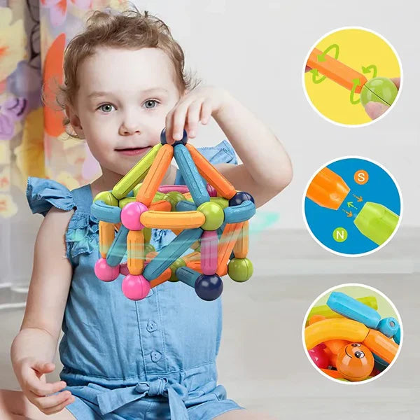 Magnetni set štapića i kugli