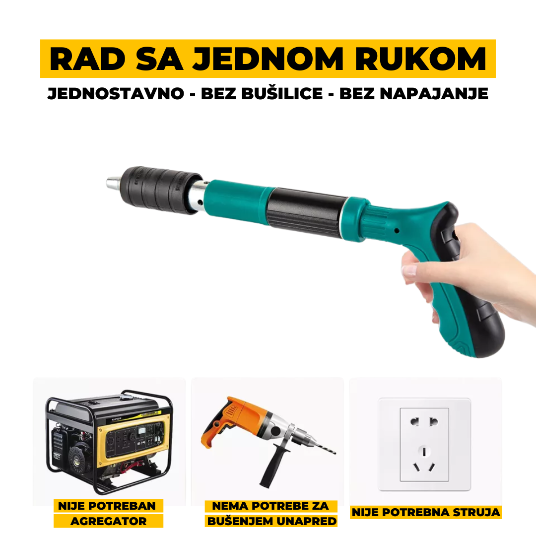 Pištolj za eksere + 50 gratis (PRO Model)