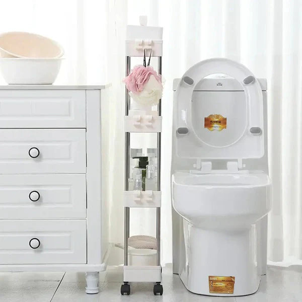 Police sa točkićima za uzani prostor